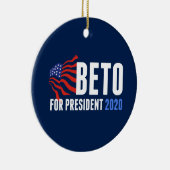 Beto O'Rourke für Präsident 2020 Keramik Ornament (Rechts)