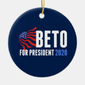 Beto O'Rourke für Präsident 2020 Keramik Ornament (Vorne)