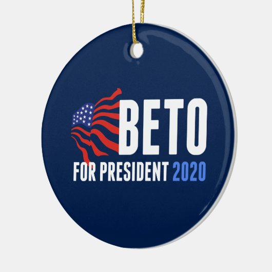 Beto O'Rourke für Präsident 2020 Keramik Ornament (Links)