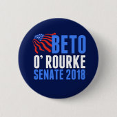 Beto O'Rourke für Senat 2018 Button (Vorderseite)