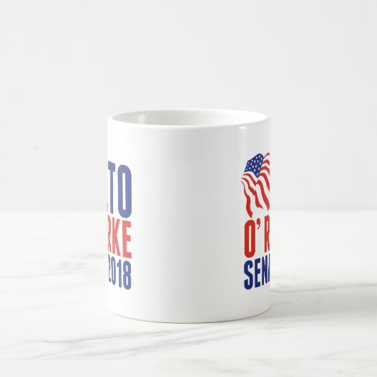 Beto O'Rourke für Senat 2018 Kaffeetasse (Mittel)