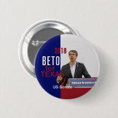 BETO O'Rourke Texas 2018 Button (Vorne & Hinten)