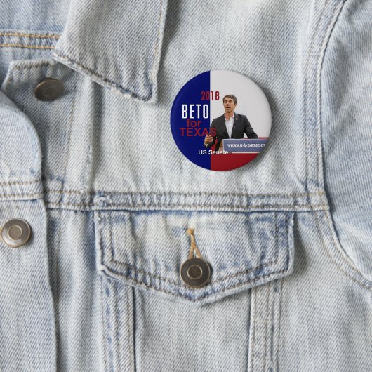 BETO O'Rourke Texas 2018 Button (Beispiel)