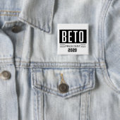 BETO Präsident 2020 Button (Beispiel)
