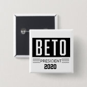 BETO Präsident 2020 Button (Vorne & Hinten)
