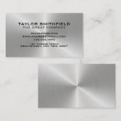 Beton-Beruflich-Metall-Silber-Visitenkarte Visitenkarte (Vorne/Hinten)