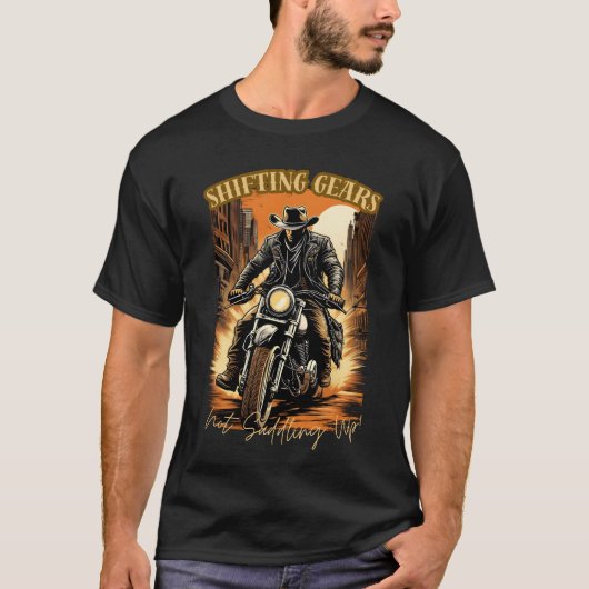 Beton Cowboy: Asphalt Steed trifft Stadtstrassen T-Shirt (Vorderseite)