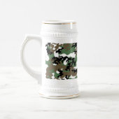 Beton Dschungel Camouflage Bierstein Bierglas (Links)