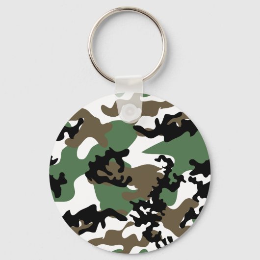 Beton-Dschungel-Camouflage-Schlüsselanhänger Schlüsselanhänger (Vorderseite)