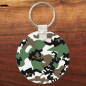Beton-Dschungel-Camouflage-Schlüsselanhänger Schlüsselanhänger (Vorderseite)