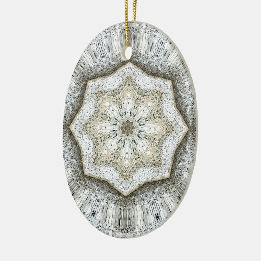 Beton Gray Star Ornament (Links)