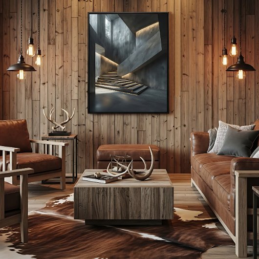 Beton & Licht Poster