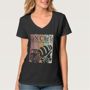 Beton-Periodensystem-Elemente Bauarbeiten T-Shirt