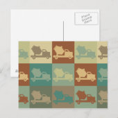 Beton Pop Art Postkarte (Vorne/Hinten)