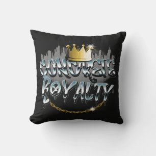 Beton Royalty - Urban Streetwear Design Kissen