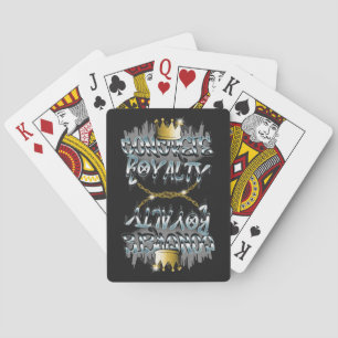 Beton Royalty - Urban Streetwear Design Spielkarten