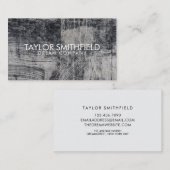 Beton Rustikal Visitenkarte (Vorne/Hinten)