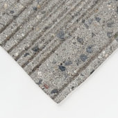 Beton Tining Grau Zement Sidewalk Fleecedecke (Ecke)