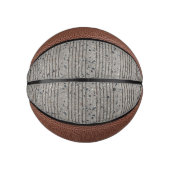 Beton Tining Grau Zement Sidewalk Mini Basketball (Vorderseite)