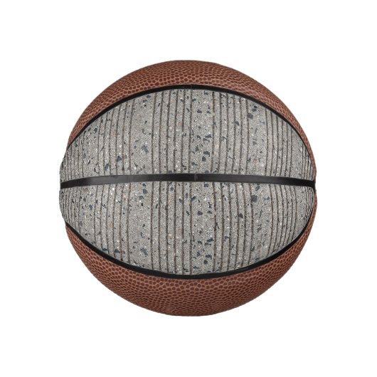 Beton Tining Grau Zement Sidewalk Mini Basketball (Vorderseite)