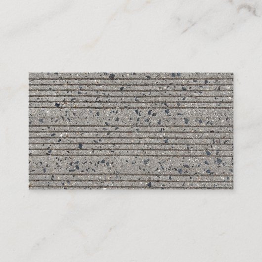 Beton Tining Grau Zement Sidewalk Visitenkarte (Vorderseite)