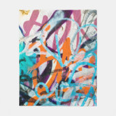 Beton, verwittert, abgenutzte Wand beschädigte Far Fleecedecke (Vorderseite)