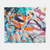 Beton, verwittert, abgenutzte Wand beschädigte Far Fleecedecke (Vorderseite (Horizontal))