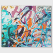 Beton, verwittert, abgenutzte Wand beschädigte Far Geschenkpapier (Flach)