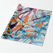 Beton, verwittert, abgenutzte Wand beschädigte Far Geschenkpapier (Ungerollt)