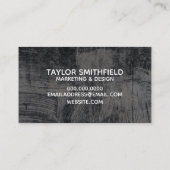 Beton Vintag Visitenkarte (Rückseite)