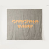 Betonabnutzung Wandteppich (Vorderseite (Horizontal))