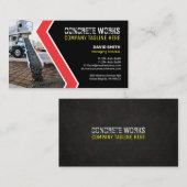 Betonarbeiten, Baufirma Visitenkarte (Vorne/Hinten)