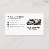 Betonarbeiten Visitenkarte (Vorderseite)