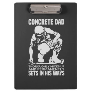 Betonarbeiter - BetonVater Klemmbrett