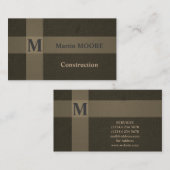 Betonbau Gebäude Hartfläche Visitenkarte (Vorne/Hinten)