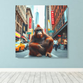 Betondschungel Leinwanddruck (Insitu (Holzboden))