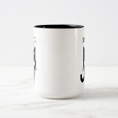 Betonen Sie nicht Meowt Kaffee-Tasse Zweifarbige Tasse (Mittel)