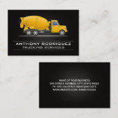 Betonfahrzeug Visitenkarte (Vorne/Hinten)