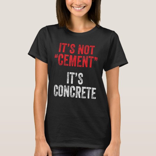 Betonfertigbauarbeiter T-Shirt (Vorderseite)