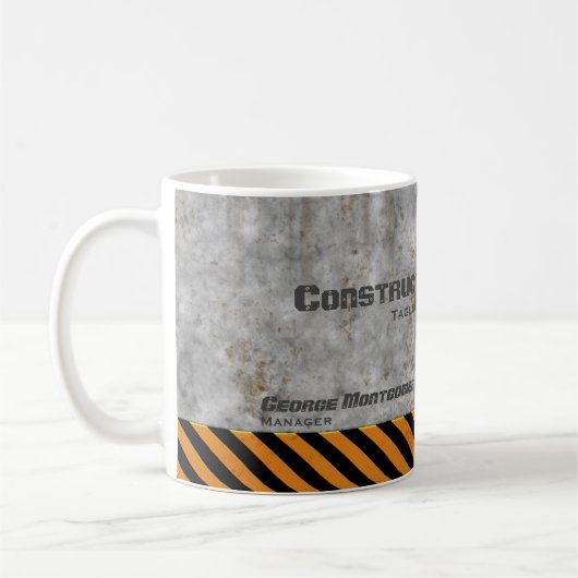 Betonfertigbaufirma Kaffeetasse (Links)