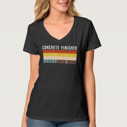Betonfertiger Berufstitel Beruf Arbeiter Anerkennu T-Shirt (Vorderseite)
