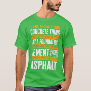Betonfertiger Betonmischer Bauarbeiten T-Shirt