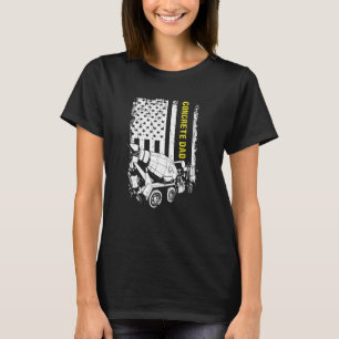 Betonfertiger für Bauarbeiten T-Shirt