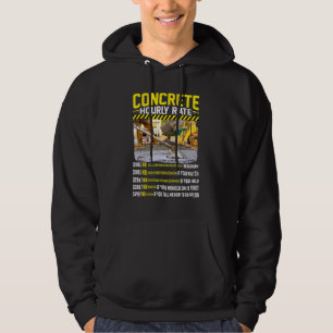 Betonfertigmischer Stundensatz Arbeitskräfte vorha Hoodie
