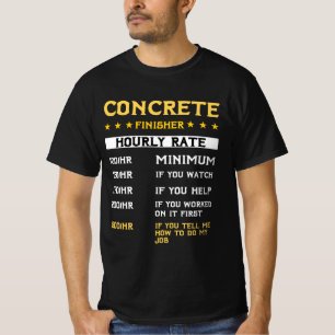 Betonfertigteil Stundenzement-Mischpult  T-Shirt