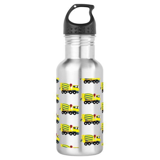 Betonfertigtransporter Edelstahlflasche (Vorderseite)