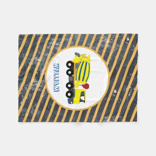 Betonfertigtransporter Fleecedecke (Vorderseite (Horizontal))