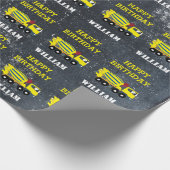 Betonfertigtransporter Geschenkpapier (Ecke)