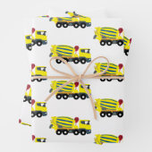 Betonfertigtransporter Geschenkpapier Set (Beispiel)