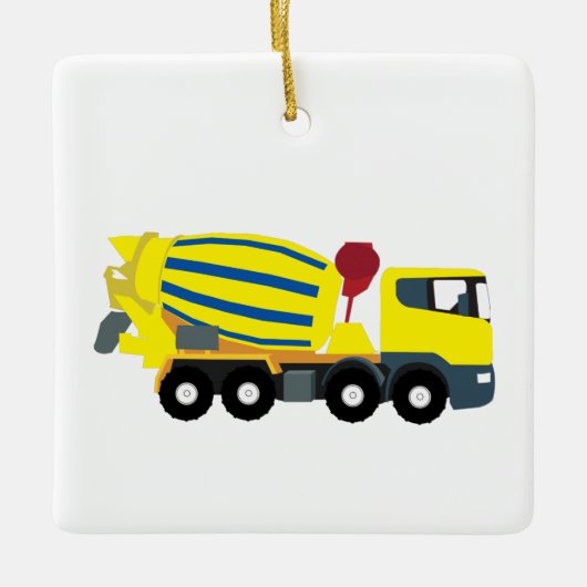 Betonfertigtransporter Keramikornament (Vorderseite)